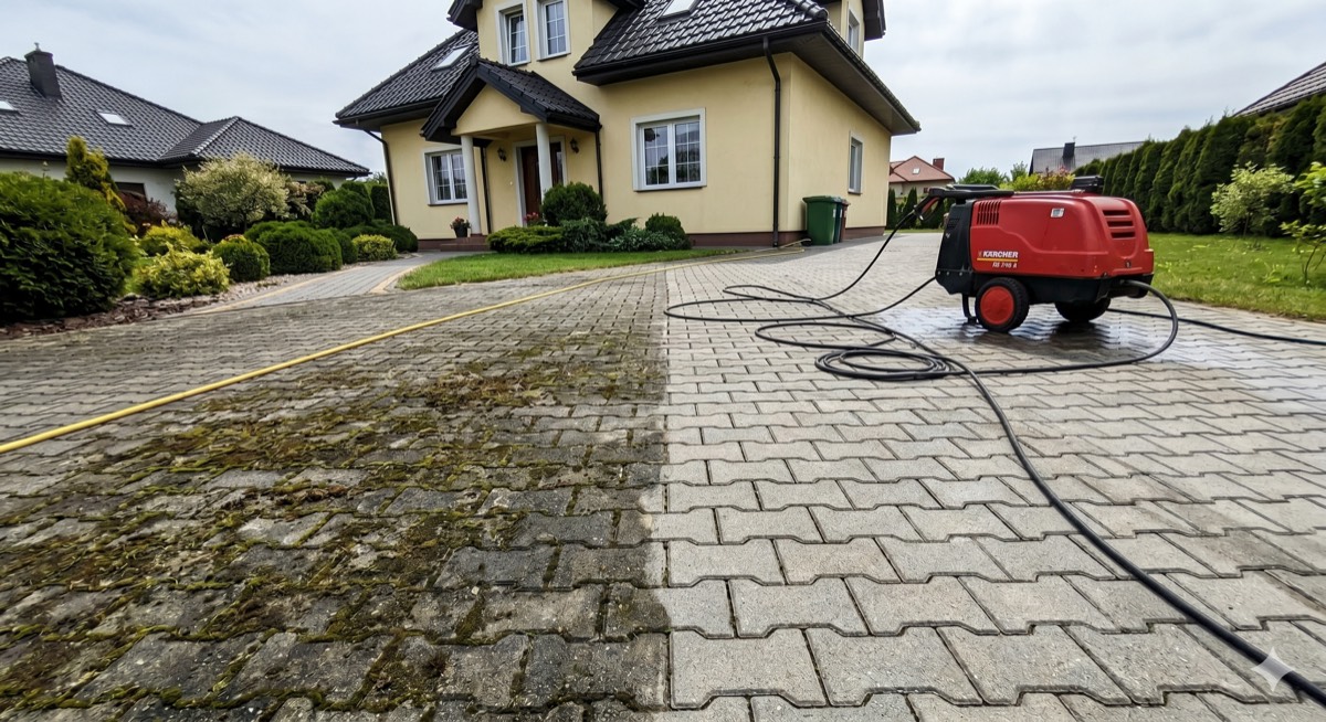 Mycie kostki brukowej — cennik na Śląsku 2026